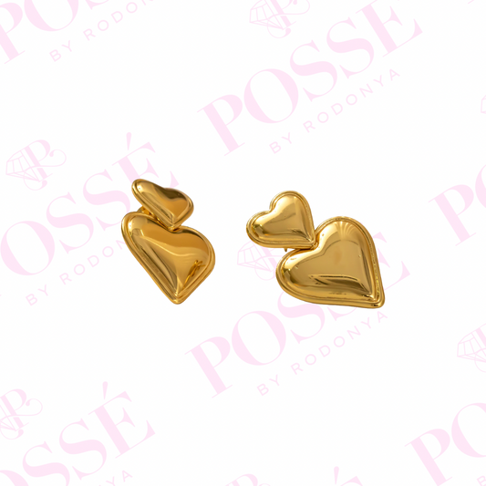 Tier Heart Studs