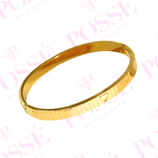 Golden Amor Bangle