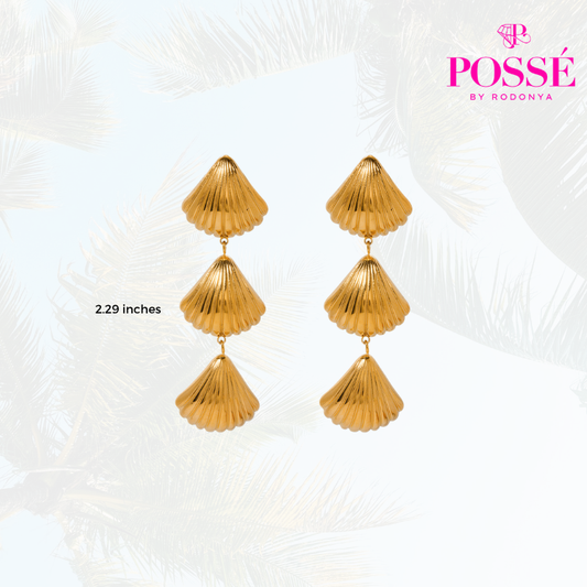 SHELLSHOCK Drop Earrings