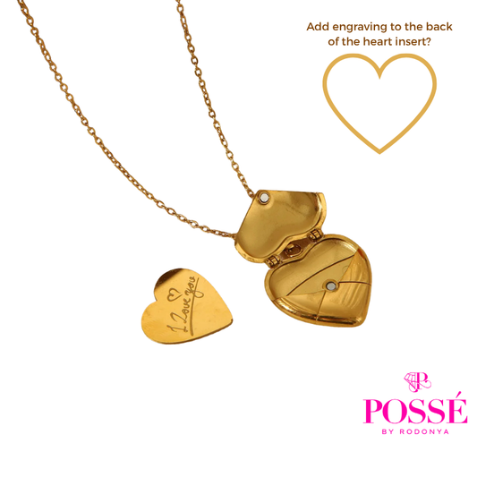 ILY Secret Letter Necklace