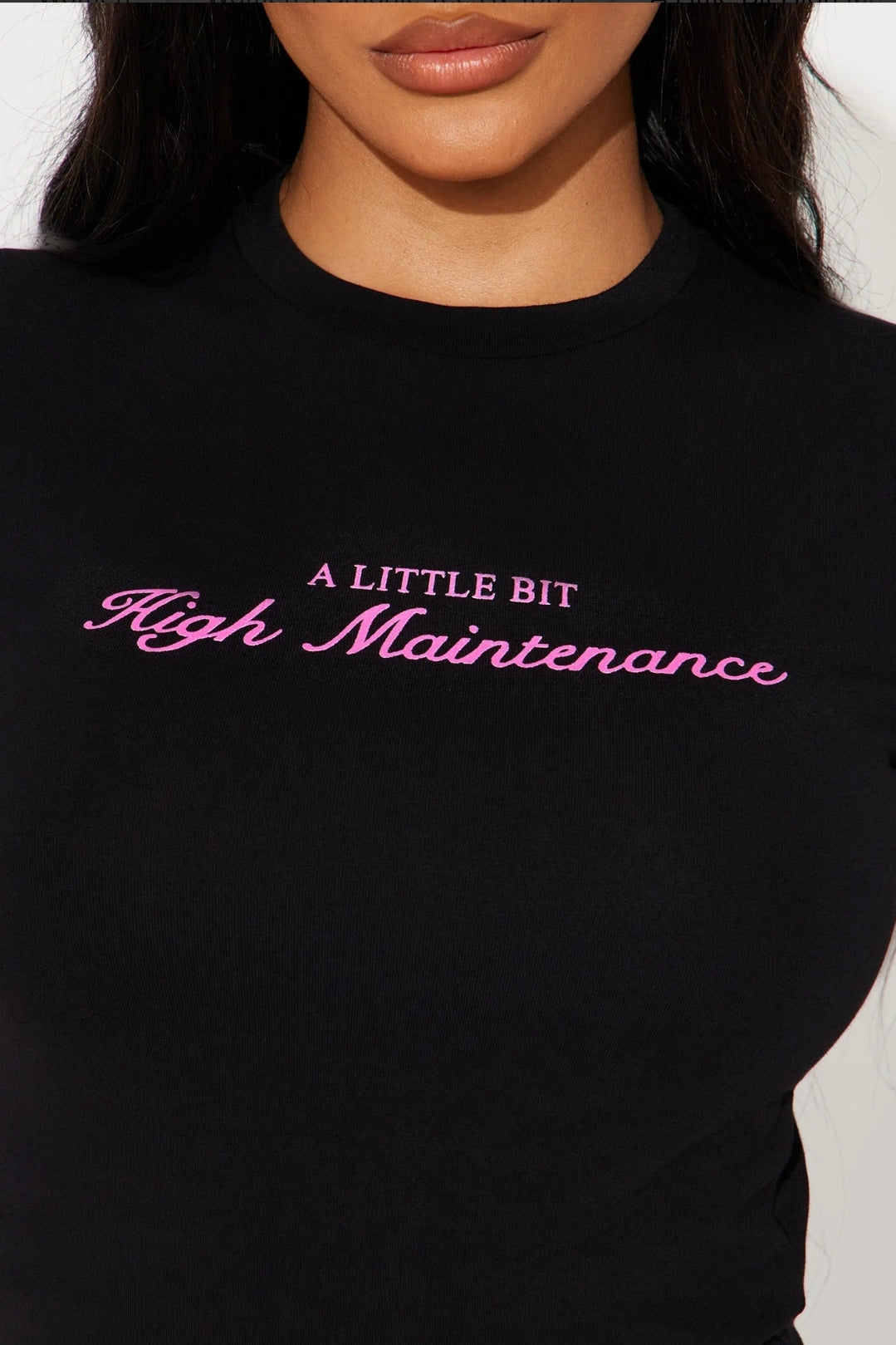High Maintenance Top- Black