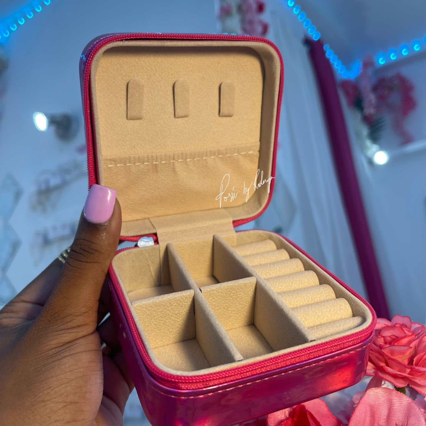PRETTY IN PINK Jewelry Travel Case