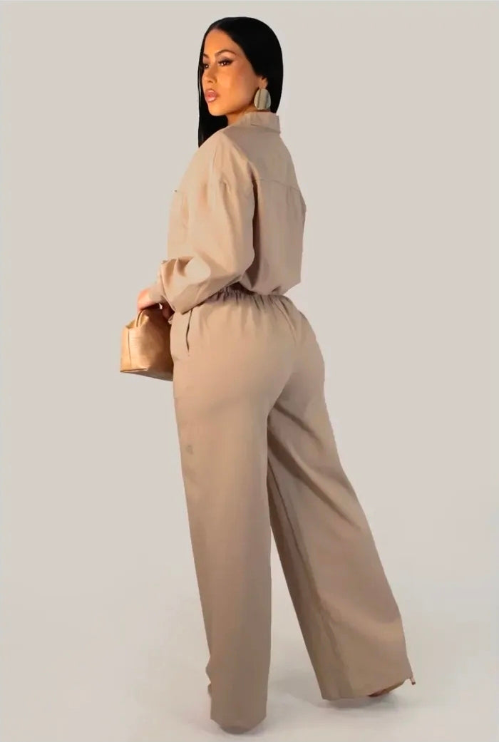 Lauren Pant Set- Cream