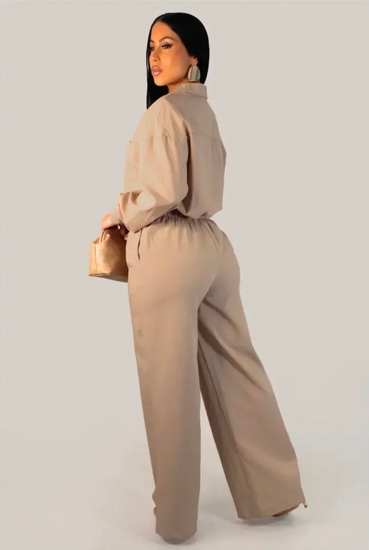Lauren Pant Set- Cream