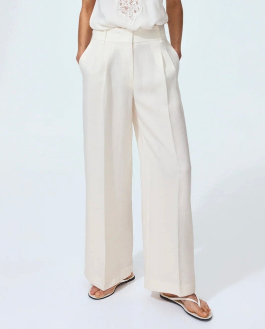 H&M Wide Leg Pants- Light Beige