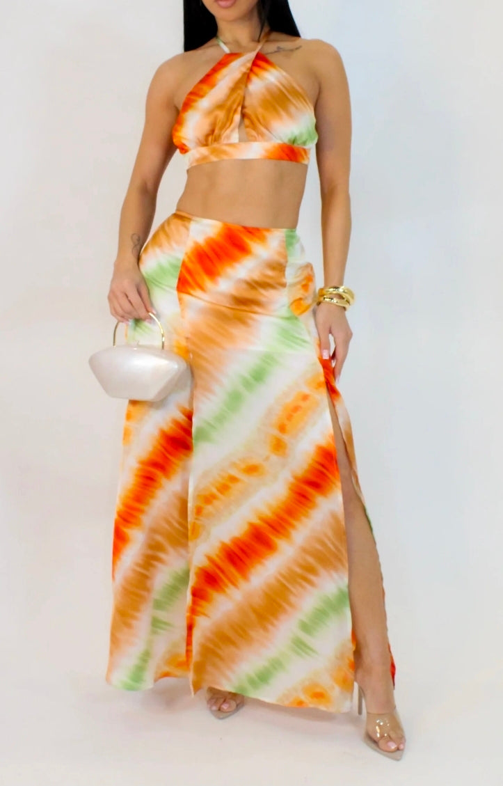 All Yours Skirt Set - Tie Dye