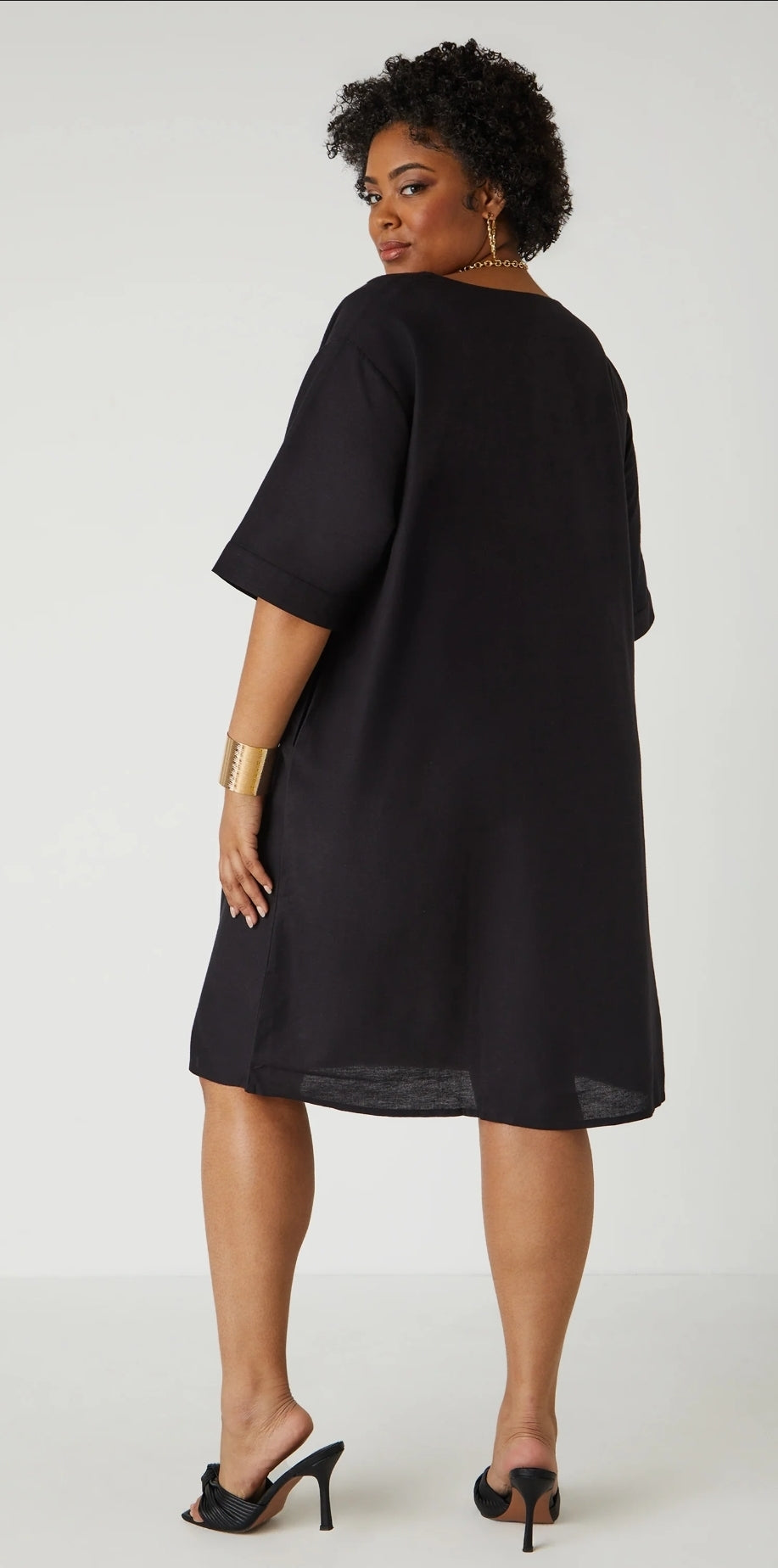 Linen Shift Dress