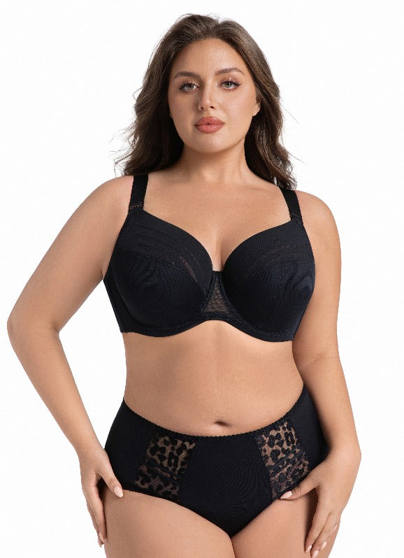Miss Curvaty Black Mesh