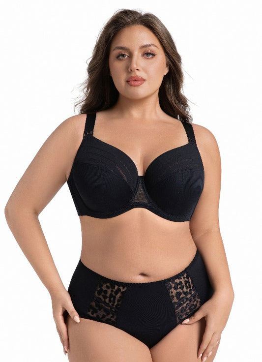 Miss Curvaty Black Mesh