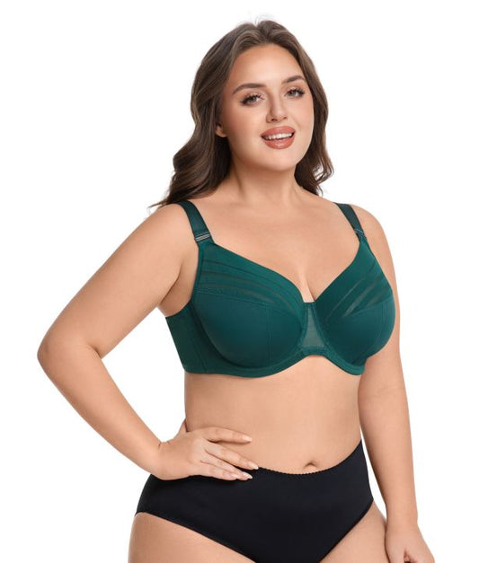 Miss Curvaty Green Mesh