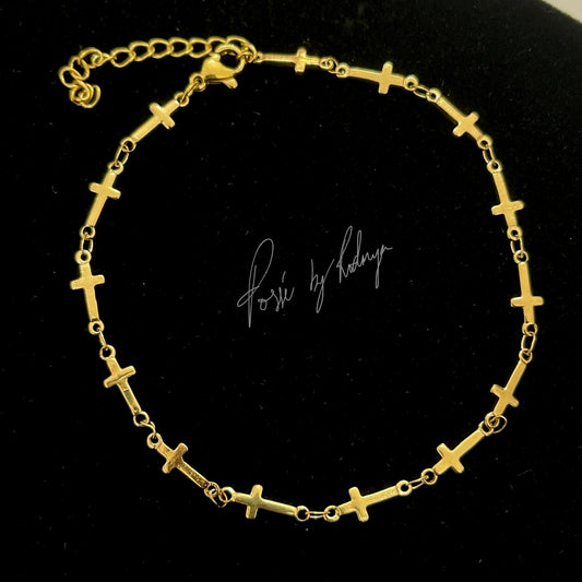 CROSSES Anklet
