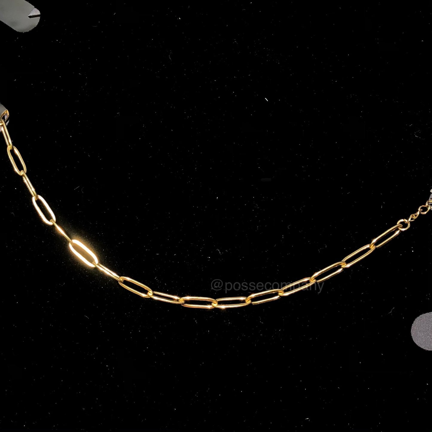 SLENDER Paperclip Anklet